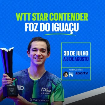 Brasileiros prontos para brilhar em casa no WTT Star Contender Foz do Iguaçu